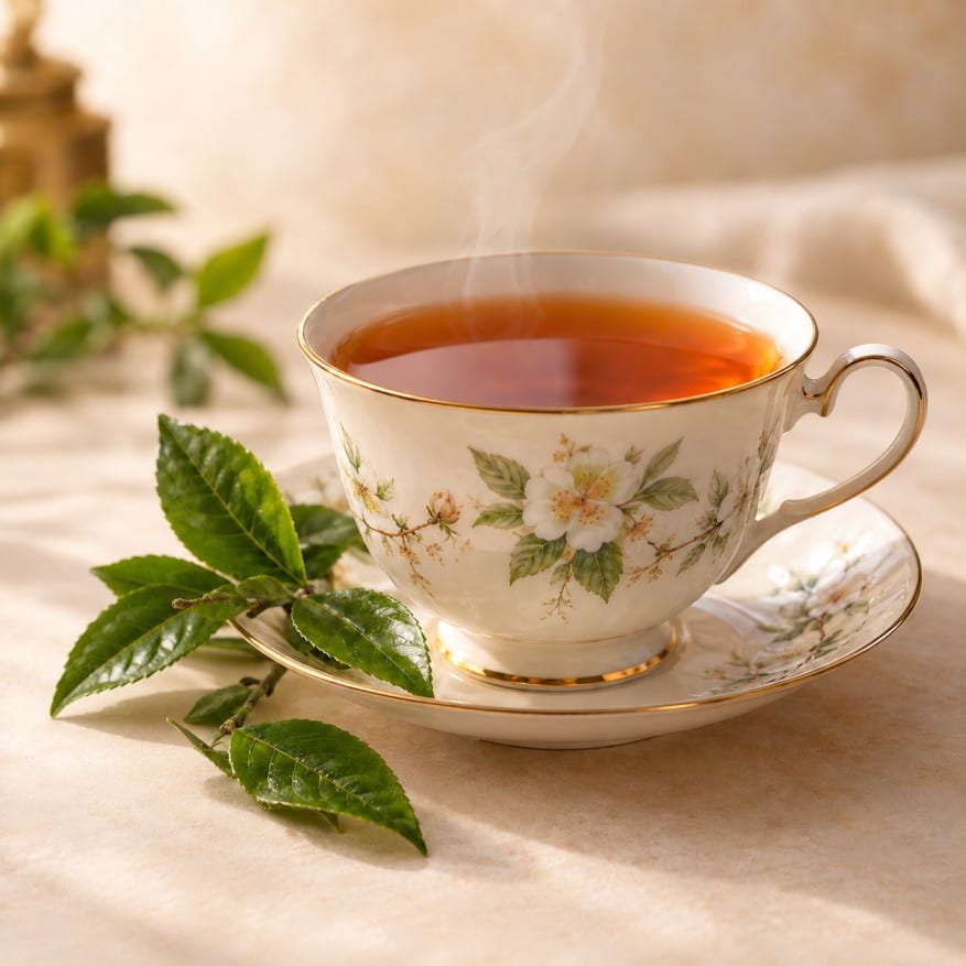 A cup of Maskeliya tea